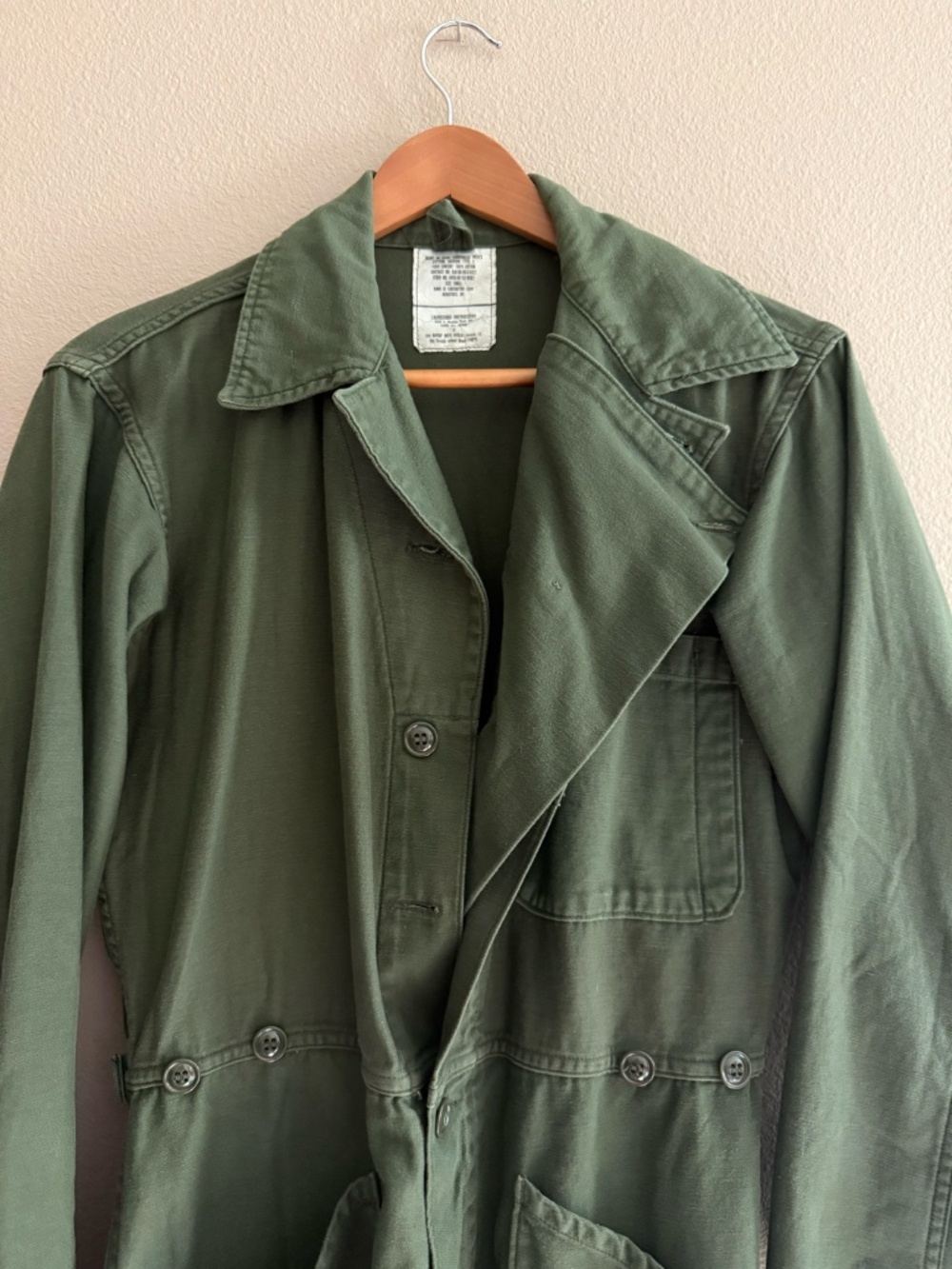 Upcycled Coverall Jacket Patchwork Boho Women’s S - Picture 9 of 9
